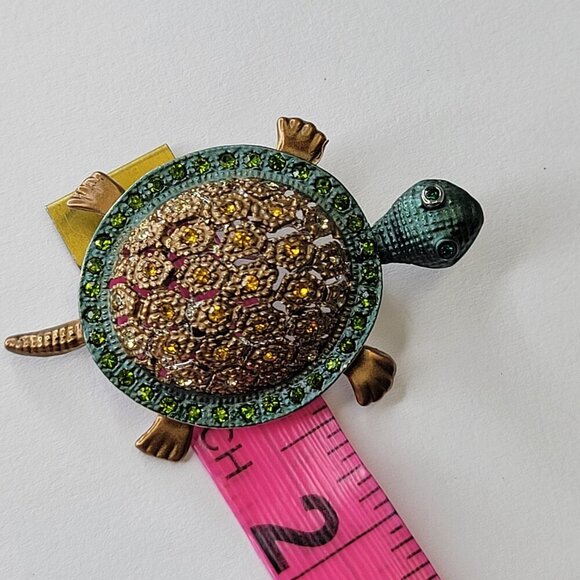 Sea Turtle Brooch Pin Tortoise Brooch - Picture 6 of 10